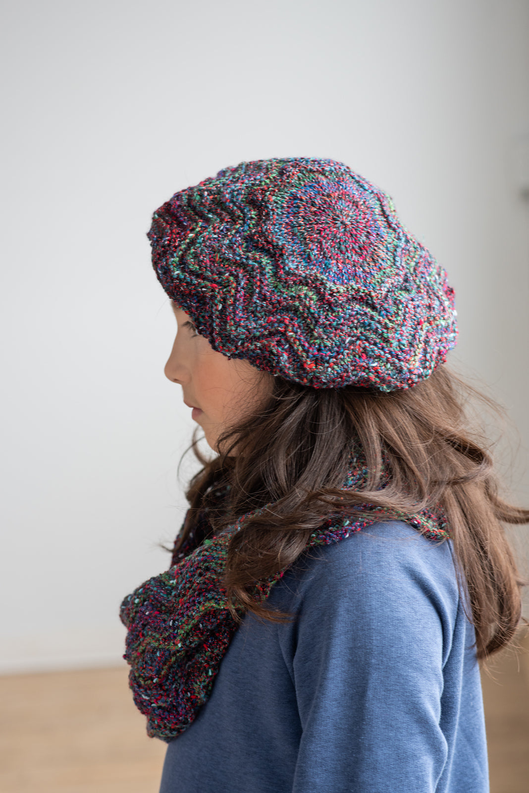 A Berroco Sesame Pattern - Chloe Beret and Cowl (PDF)