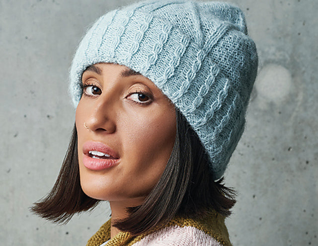 A Rowan Alpaca Classic Pattern - Shoreditch Hat (PDF)