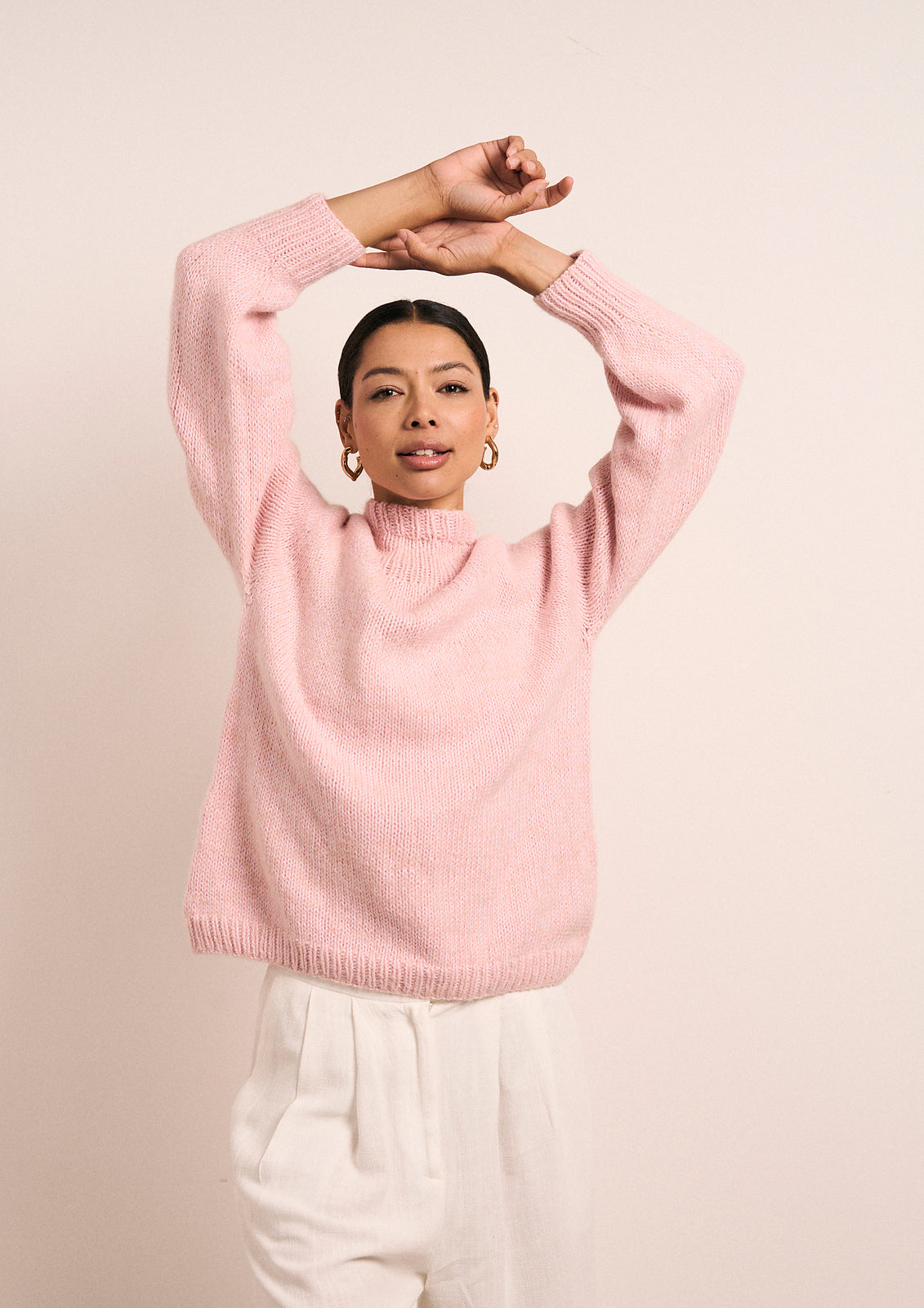 A Rowan Mode Alpaca Haze Pattern - Sigrid Pullover (PDF)