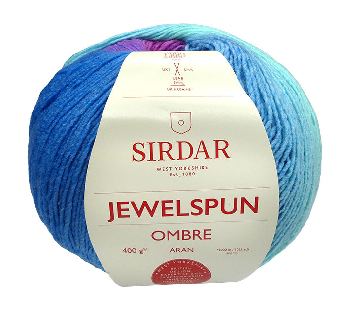 Sirdar Jewelspun Ombre - Dazzling Dusk (Color #109) - GIANT 400 Gram Skeins