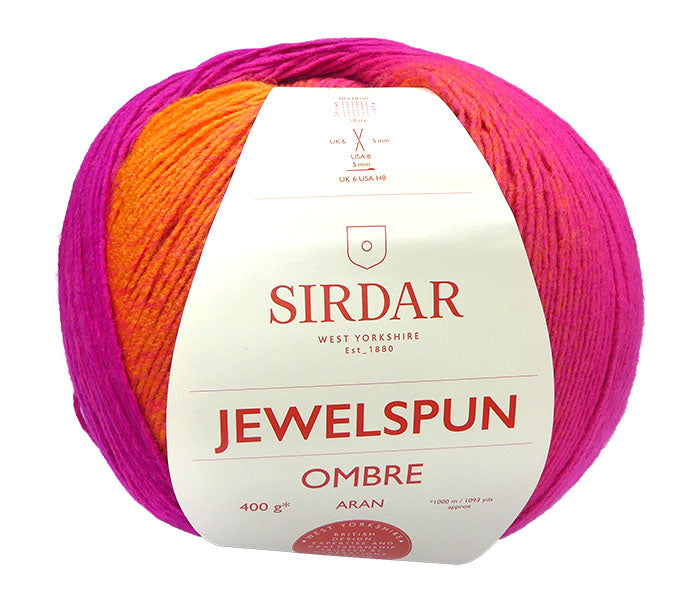 Sirdar Jewelspun Ombre - Tropical Haze (Color #111) - GIANT 400 Gram Skeins
