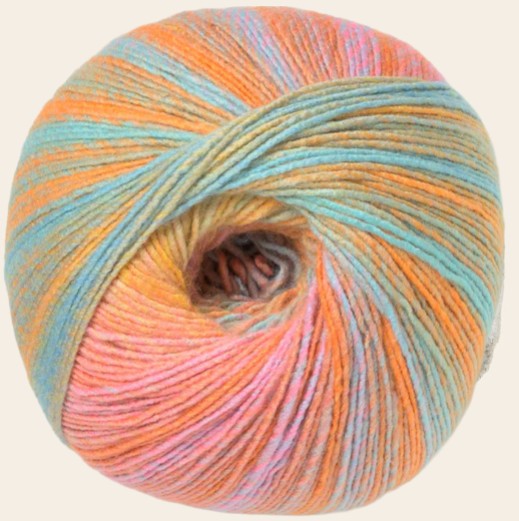 Sirdar Jewelspun Aran - Citrine Sunrise (Color #849) knitting and crochet yarn on sale at little knits
