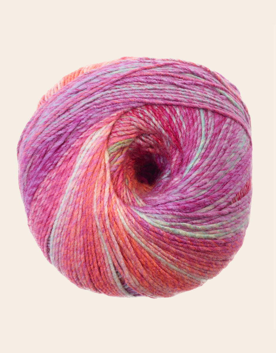 Sirdar Jewelspun Aran - Glowing Garnet (Color #848) knitting and crochet yarn on sale at little knits