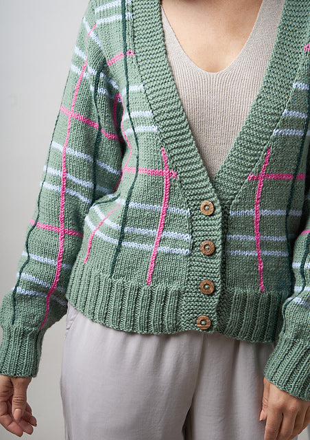 A Rowan Pure Wool Superwash Worsted Pattern - Sofa Cardigan (PDF)
