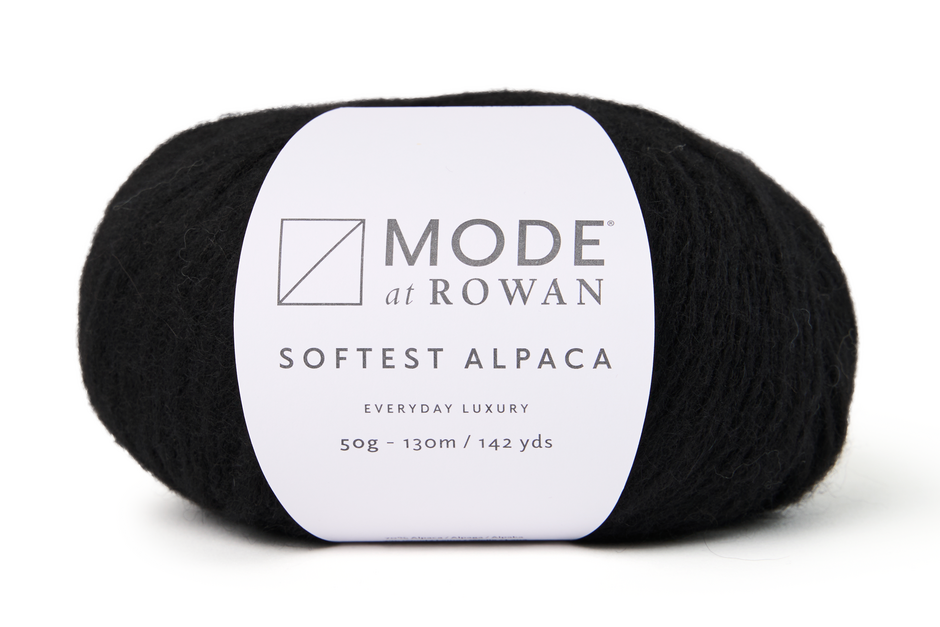 Mode at Rowan Softest Alpaca - Black (Color #10)