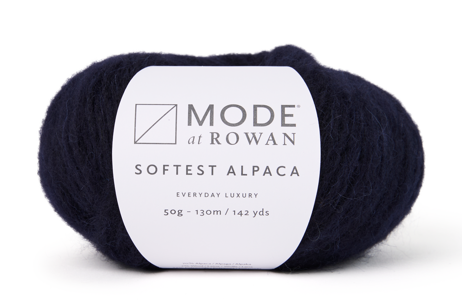 Mode at Rowan Softest Alpaca - Midnight (Color #11)