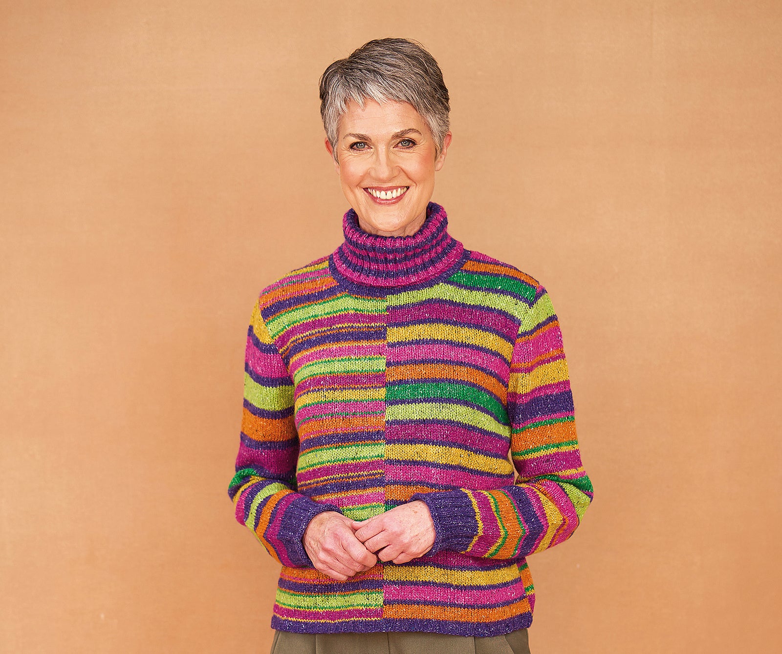 A Rowan Felted Tweed Pattern - Stripes Galore Pullover (PDF)