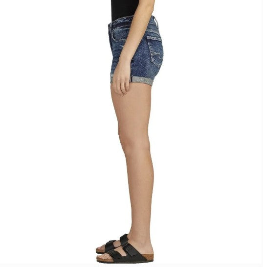 NWT Silver Jeans Co. Women's Suki Mid Rise Curvy Fit Short Size 31