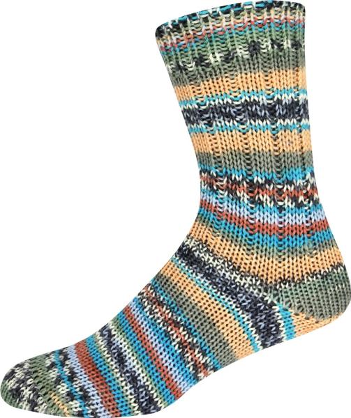 Supersocke 6-fach Alpin - Sunrise at the Dunes (Color #3194) - Big 150 Gram Skeins
