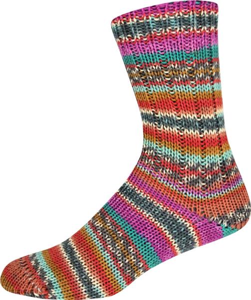 Supersocke 6-fach Alpin - Sunset at the Canyon (Color #3195) - Big 150 Gram Skeins