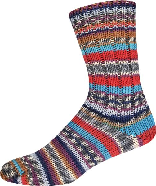 Supersocke 6-fach Alpin - A Walk in Oslo (Color #3198) - Big 150 Gram Skeins