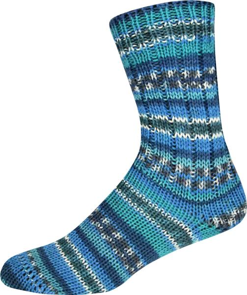 Supersocke 6-fach Alpin - Pacific Sailing (Color #3200) - Big 150 Gram Skeins