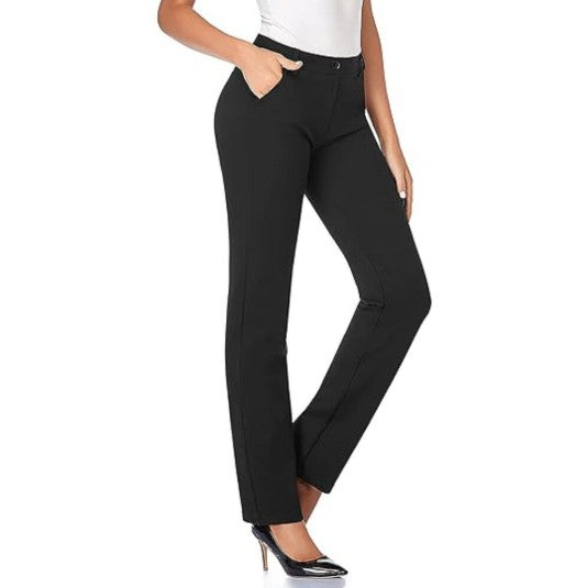 NWT Tapata Women's Dress Pants 32" inseam High Waist Bootcut Pants Size L