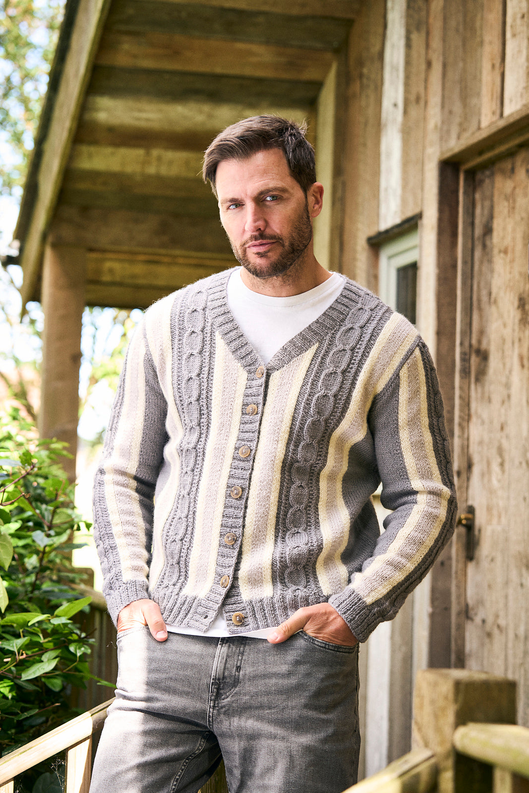 A Rowan Norwegian Wool Pattern - Tempelfjord Cardigan (PDF)