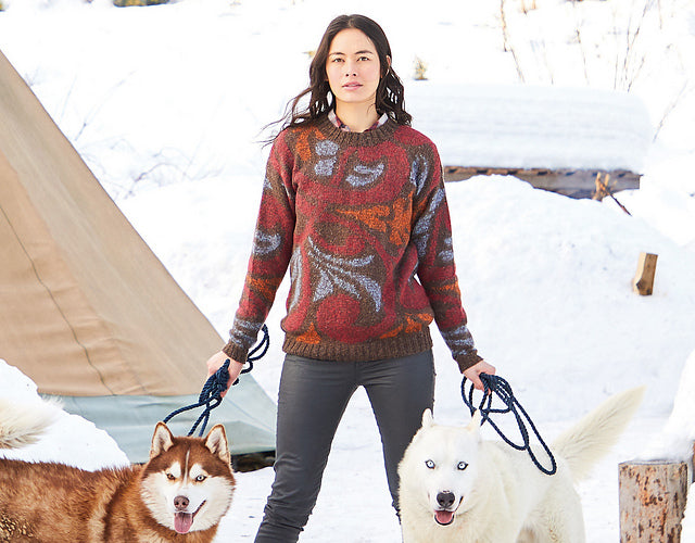 A Rowan Felted Tweed & Kidsilk Haze Pattern -  Thore (PDF)