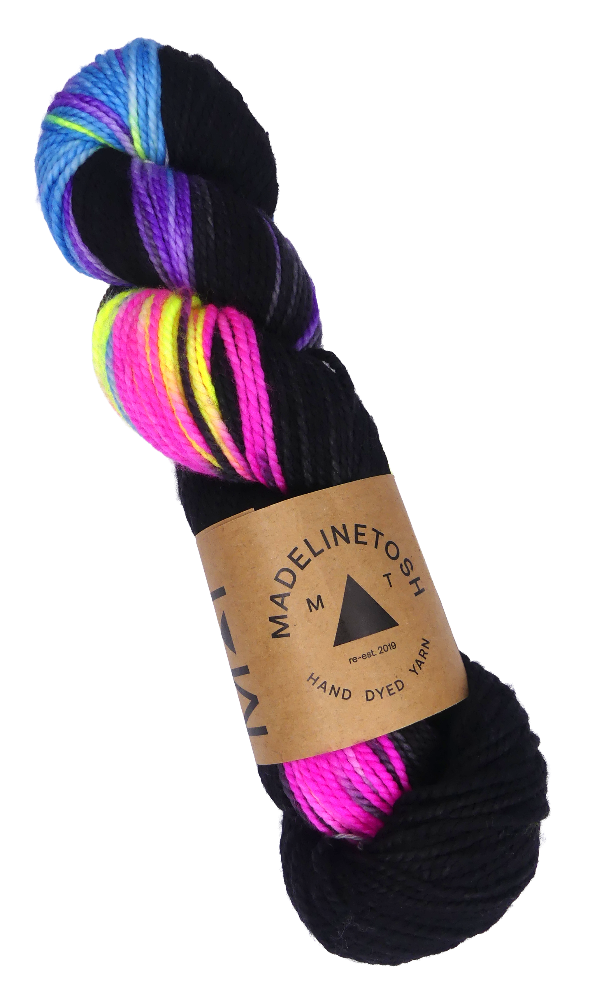 Madelinetosh Farm Twist - Black Rainbow