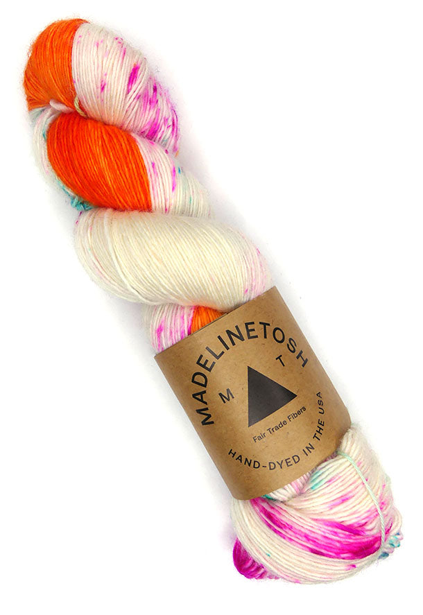 Tosh Merino Light One of a Kind Colors - Orange Berry Clouds