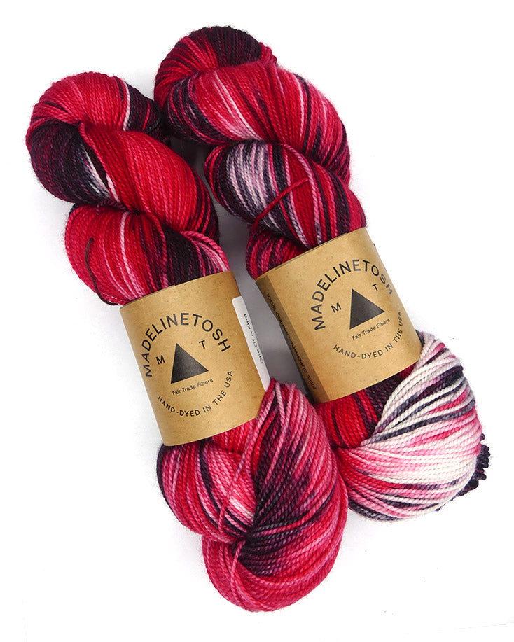 Tosh Sock One of a Kind - Cherry Bomb - TWO SKEINS