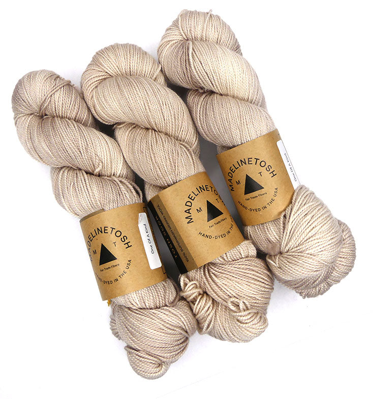 Tosh Sock One of a Kind - Pearly Beige - THREE SKEINS