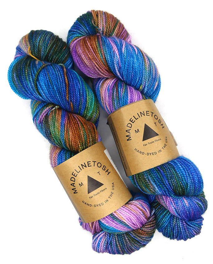 Tosh Sock One of a Kind - Wave Twister - TWO SKEINS