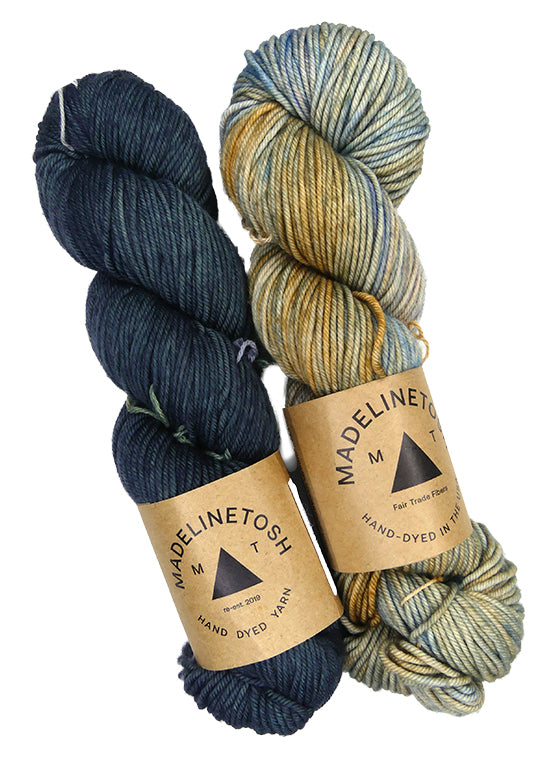 Tosh Vintage One of a Kind Color - Mixed Denim (TWO SKEINS)