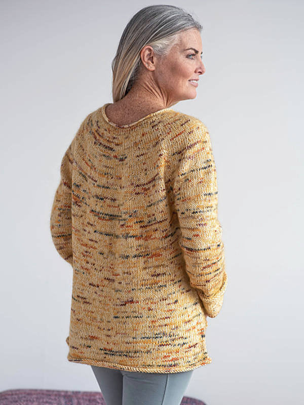 A Berroco Ultra Wool Handpaint & Aerial Pattern - Tumeric (PDF)