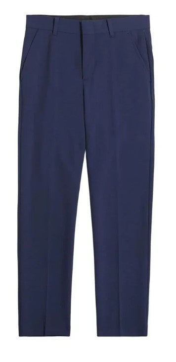 Van Heusen Boys Flex Stretch Flat Front Navy Dress Pants Size 12 Husky on Sale