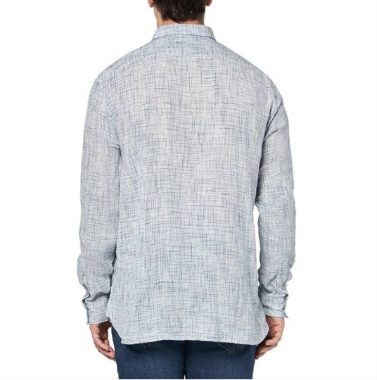 NWT John Varvatos Men's Ross Shirt White Multi Size XL