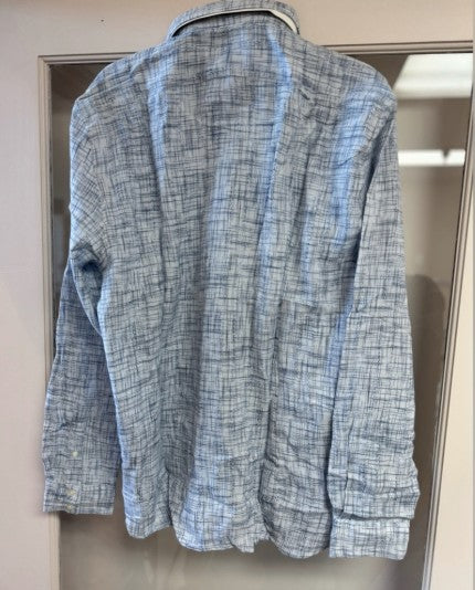 NWT John Varvatos Men's Ross Shirt White Multi Size XL