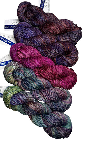 Malabrigo Rios One of a Kind - Velvet Decadence (FIVE SKEINS)