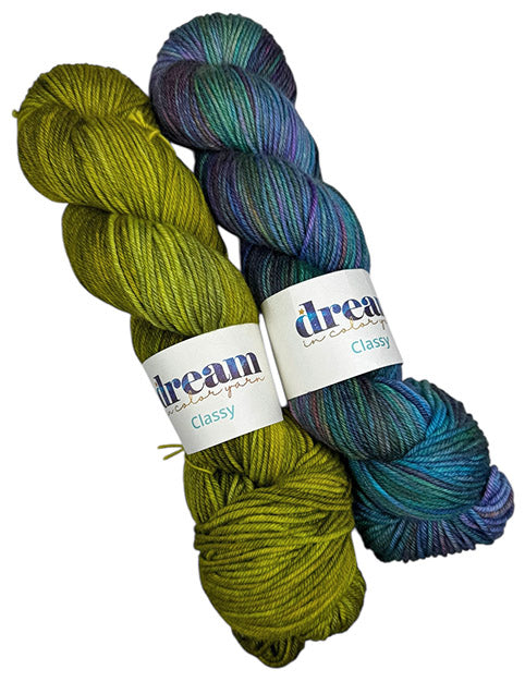 Dream in Color Classy One of a Kind - Verdant Aurora (TWO SKEINS)