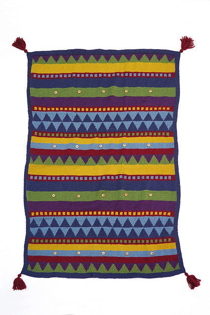 A FREE Cascade 220 Pattern - Striped Pattern Blanket (PDF)