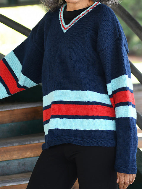 A FREE Cascade 220 Superwash Pattern - Rinkside Sweater (PDF)