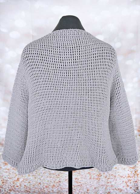 A FREE Cascade 220 Superwash Pattern - Woven Edge Cardigan (PDF)