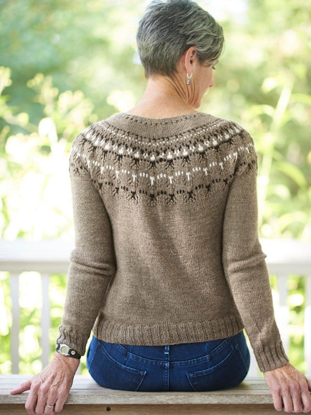 A Berroco Ultra Wool Fine Pattern - Wenham Sweater (PDF)