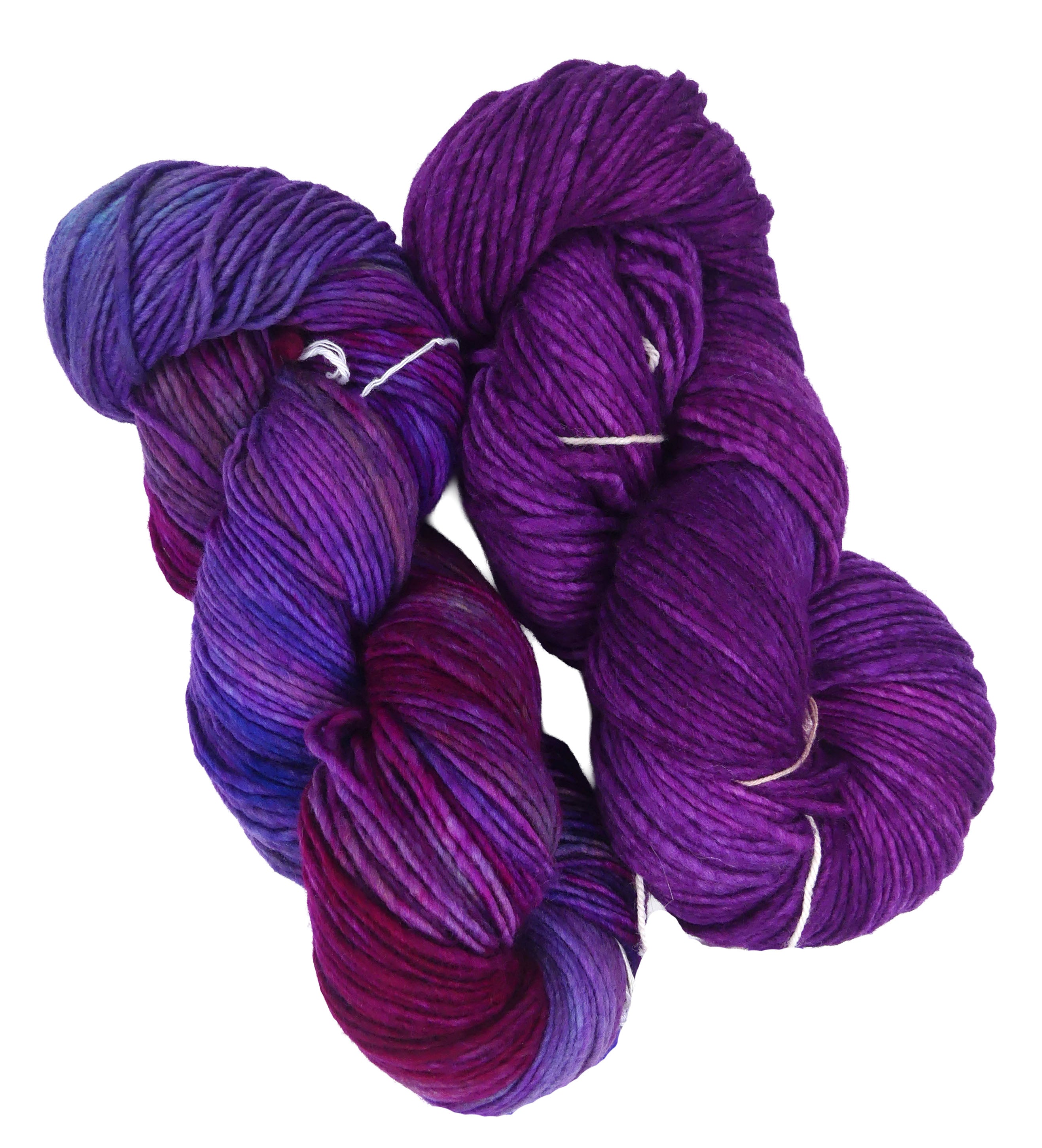 Malabrigo Worsted One of a Kind Color - Purple Bliss (TWO SKEINS)