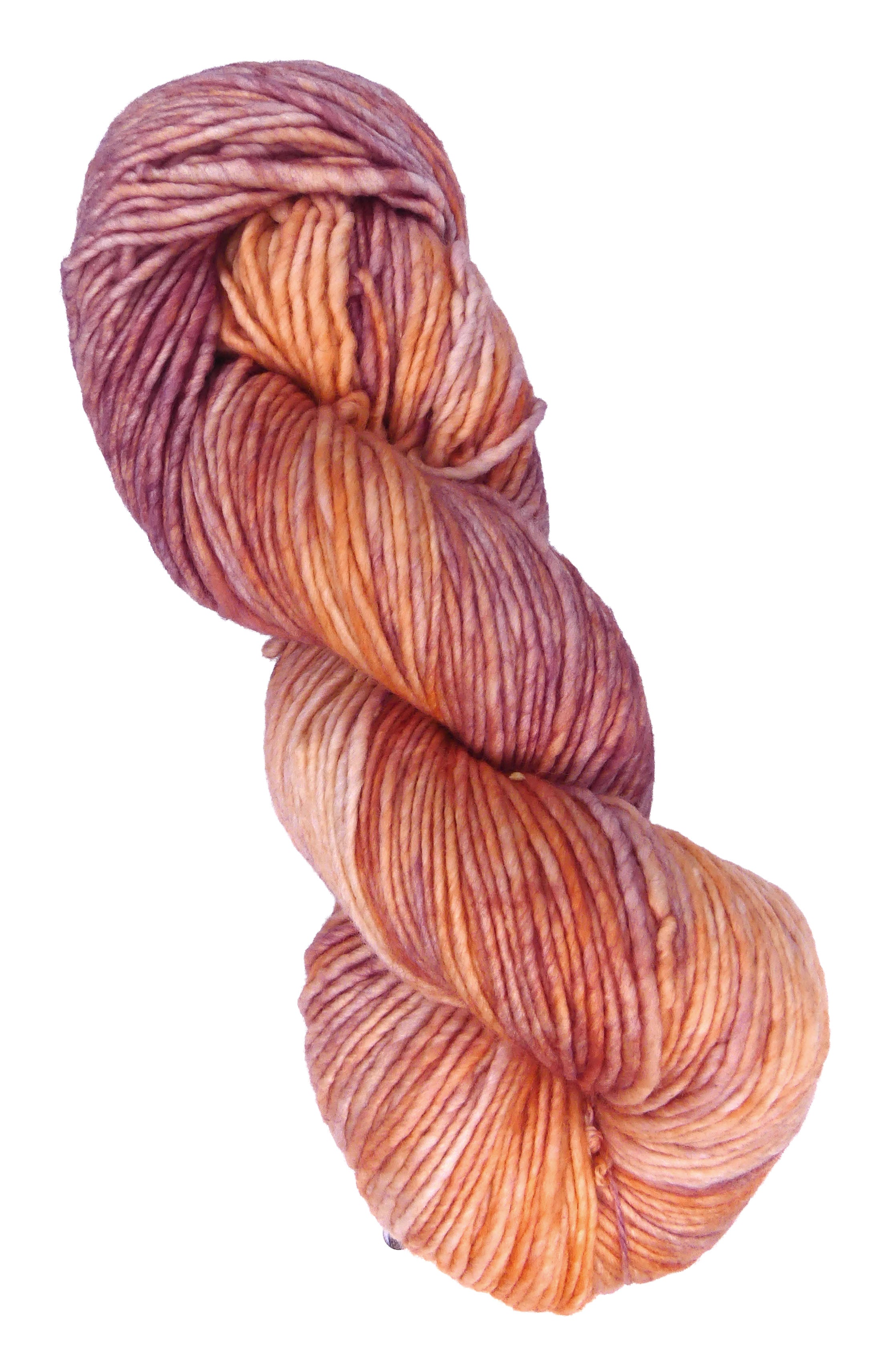 Malabrigo Worsted One of a Kind Color - Tangerine Berry Twist