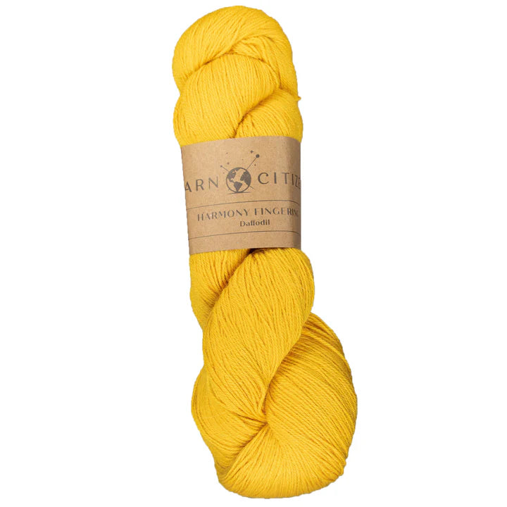 Yarn Citizen Harmony Fingering weight yarn - Daffodil on sale at Little Knits