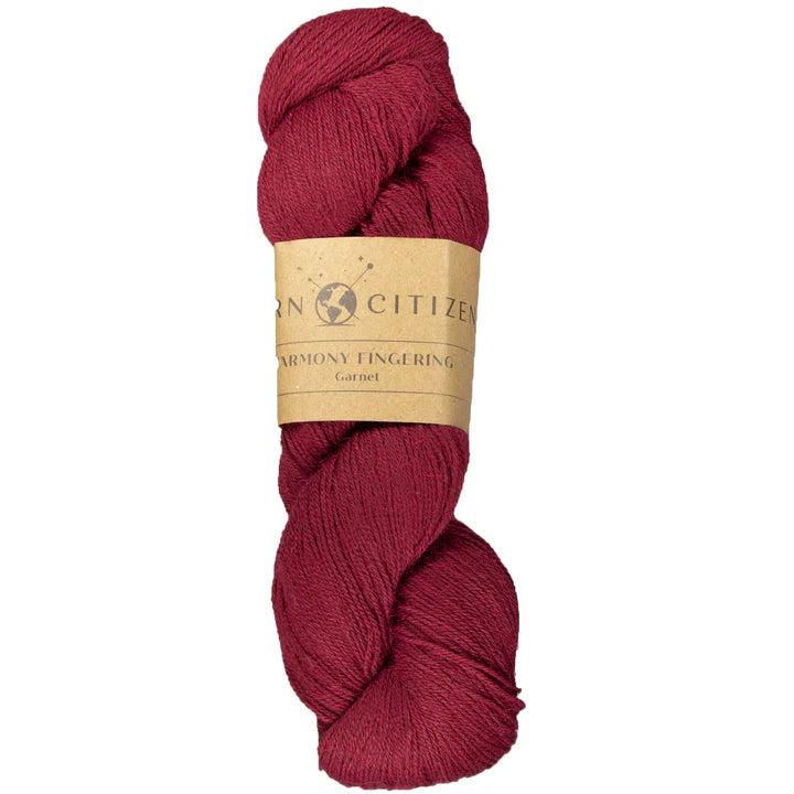 Yarn Citizen Harmony Fingering weight yarn - Garnet on sale at Little Knits