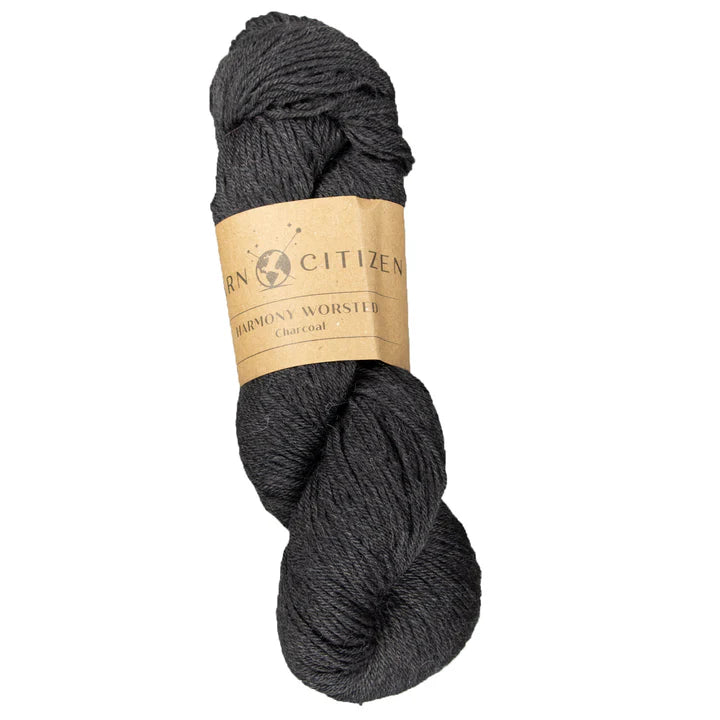 Yarn Citizen Harmony Worsted - Charcoal on sale at Little Knits