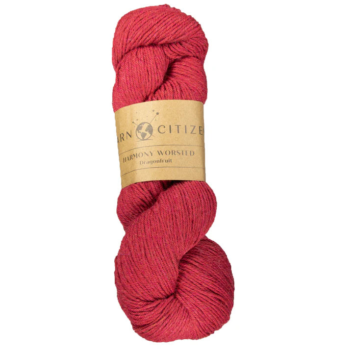 Yarn Citizen Harmony Worsted - Dragon Fruit on sale at Little Knits