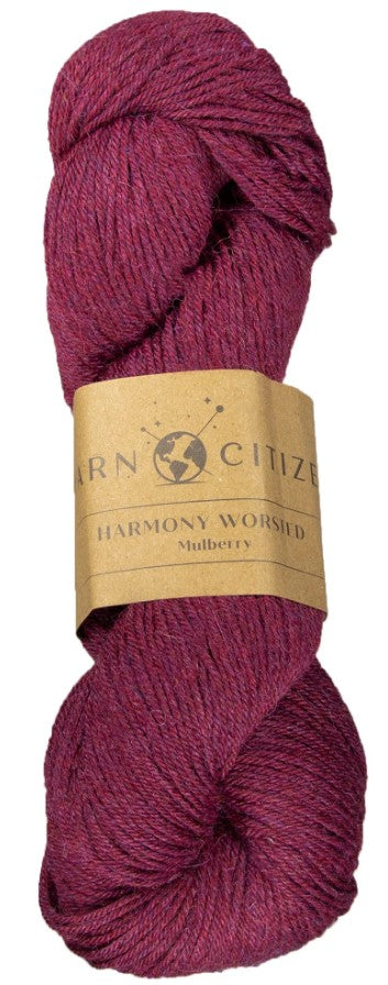 Yarn Citizen Harmony Worsted - Mulberry on sale at Little Knits