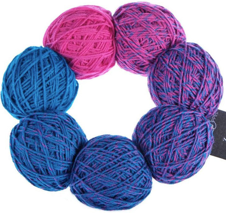 Zauberperlen - Mezzosoprano (Color #2414) - Bright Turquoise & Pink Combinations