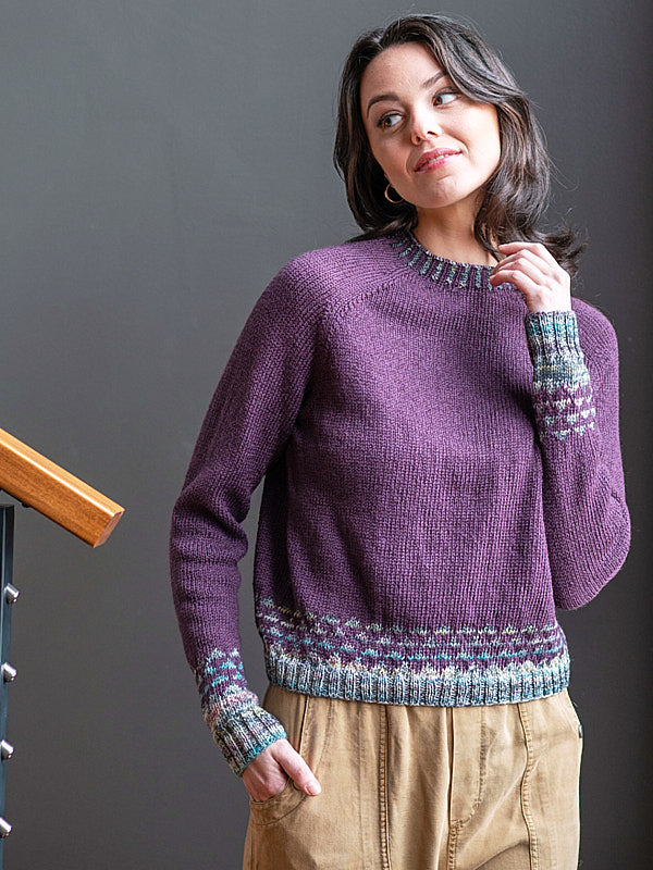 A Berroco Spree Pattern - Zazel Sweater (PDF)