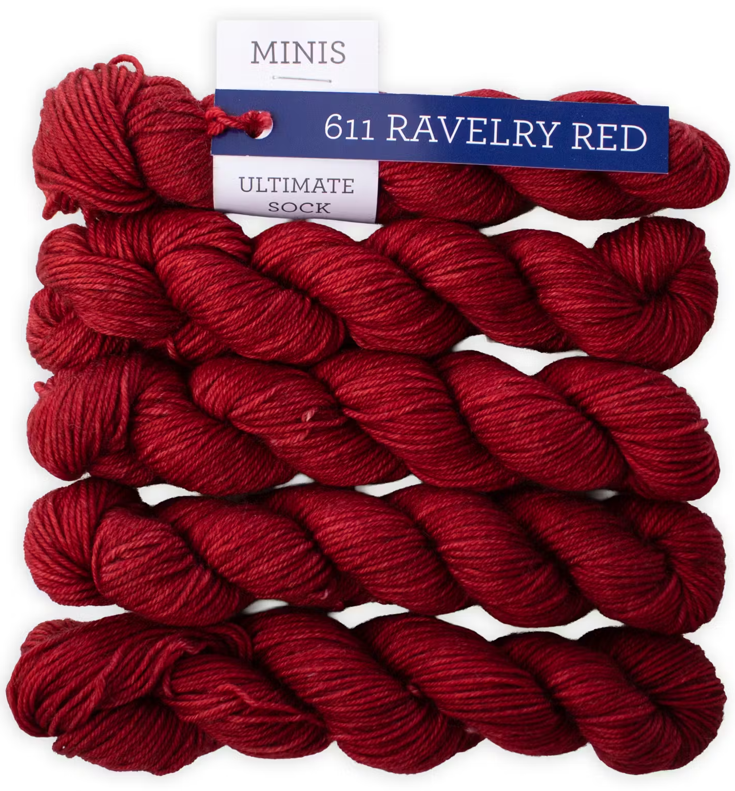 Malabrigo Ultimate Sock Minis - Ravelry Red