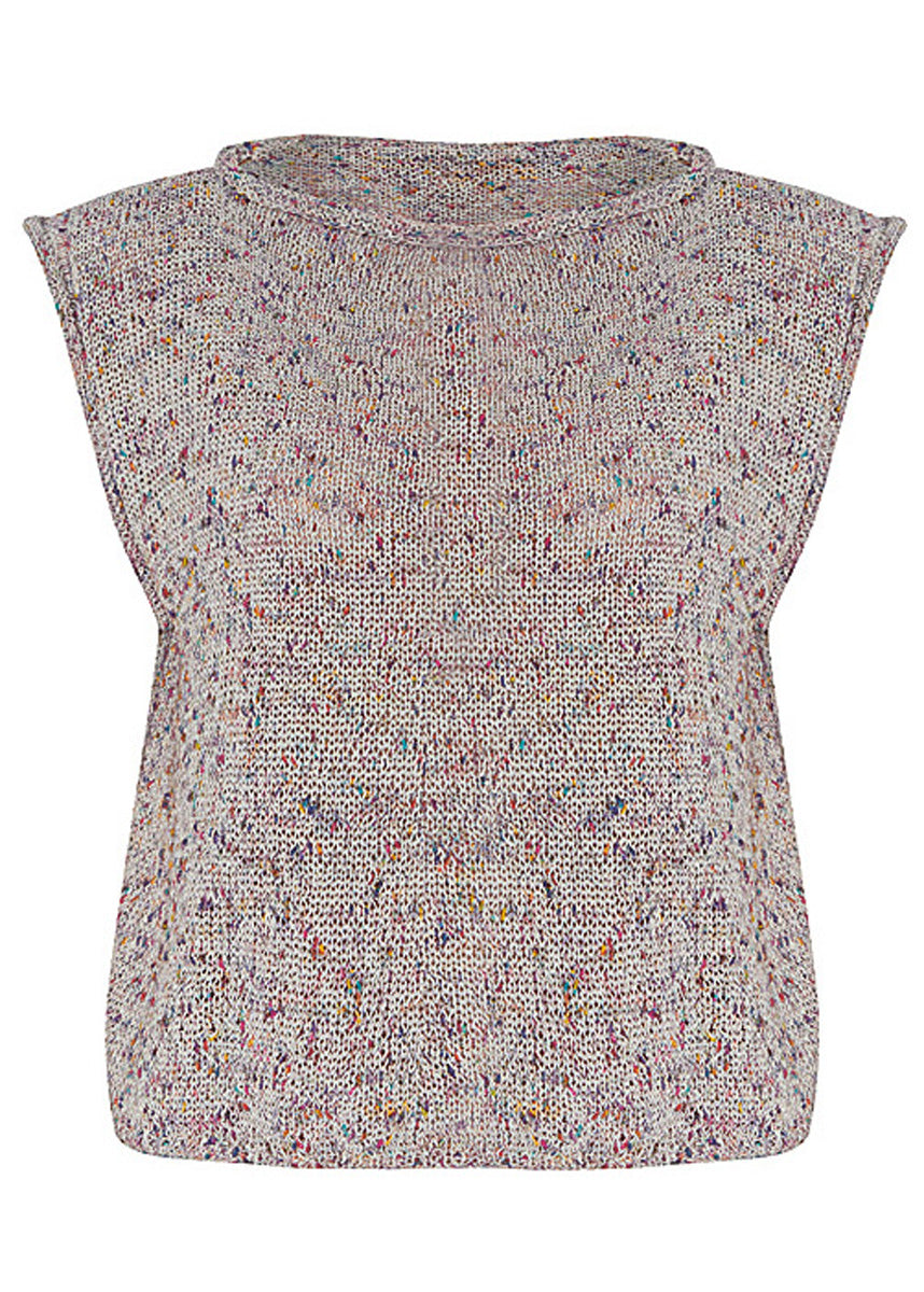 A Lana Grossa About Berlin Spotty Pattern - #10 Rolled Edge Shell (PDF)