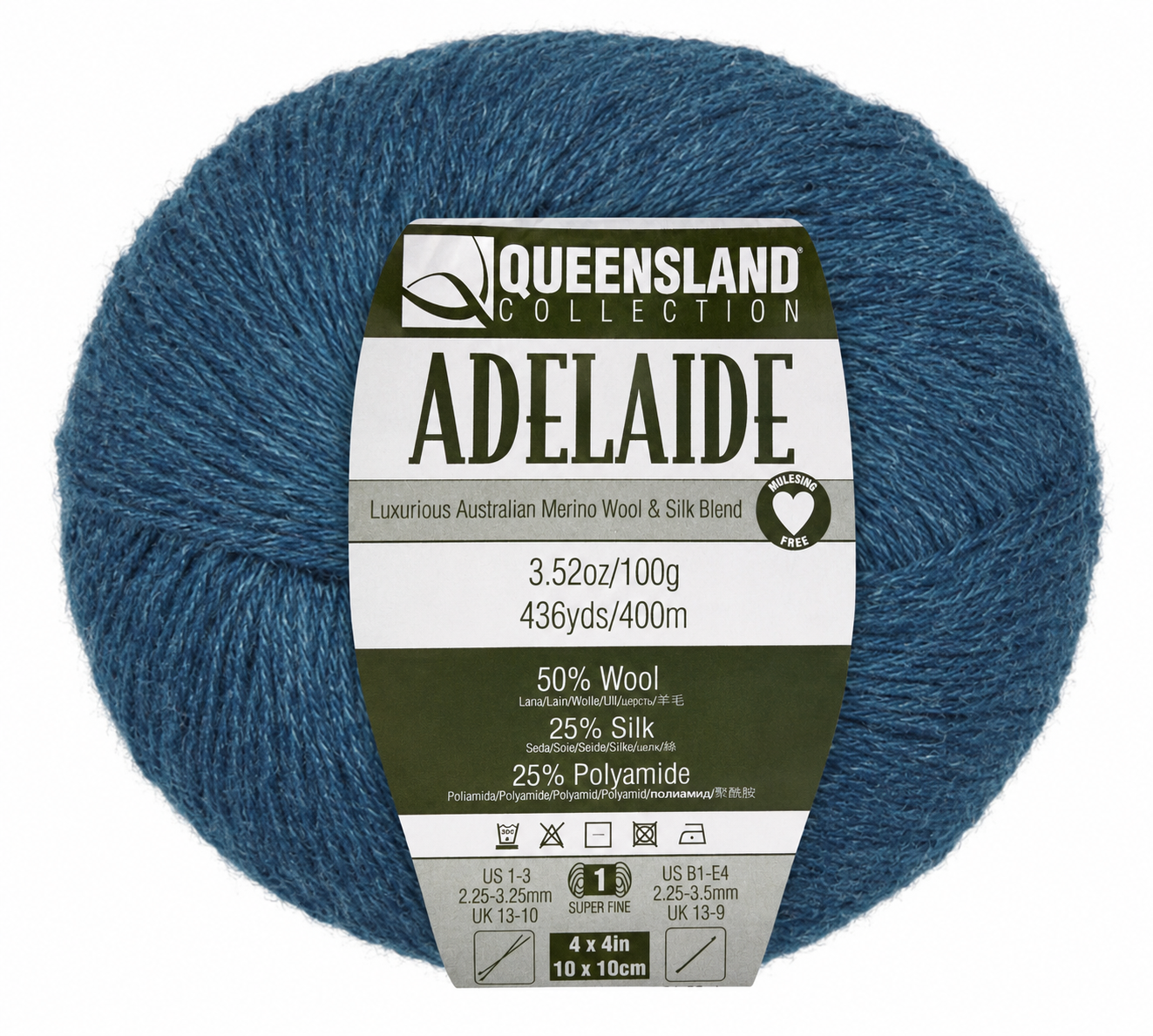 Queensland Adelaide - Lagoon (Color #110) - FULL BAG SALE (5 SKEINS)