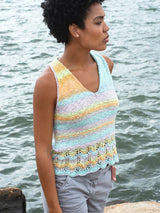 A Berroco Vivo Pattern - Agate Sleeveless Top (PDF File)