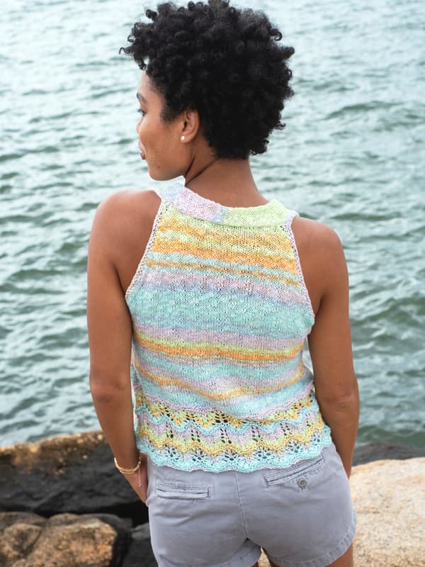 A Berroco Vivo Pattern - Agate Sleeveless Top (PDF File)