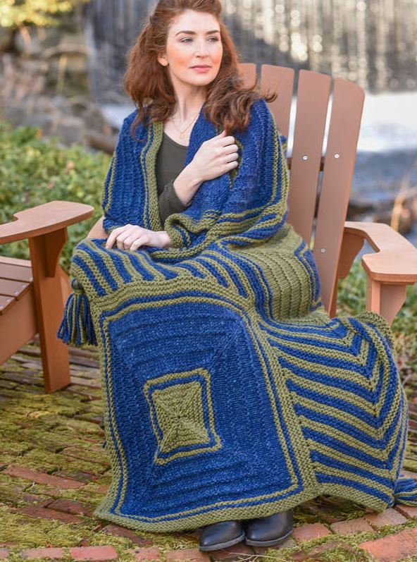 A Berroco Lanas Quick Pattern - Ailis Blanket (PDF File)